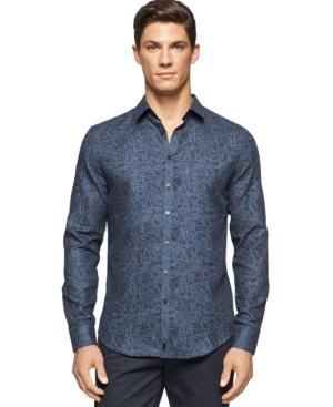 Calvin Klein Jacquard Long-sleeve Shirt