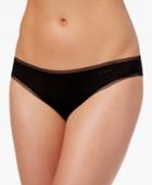 Dkny Litewear Low-rise Mesh-trim Bikini Dk5002