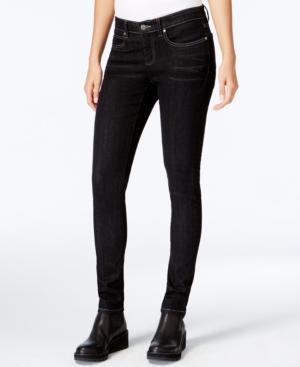 Eileen Fisher Low-rise Skinny Black Wash Jeans