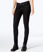 Eileen Fisher Low-rise Skinny Black Wash Jeans