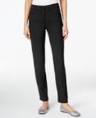 Style & Co Ponte Slim-leg Pants, Only At Macy's