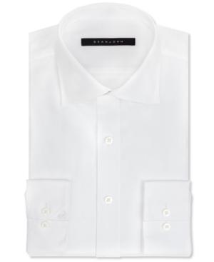 Sean John Classic/regular Fit Men's Big And Tall Solid Classic-fit Dress Shirt