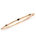 Le Vian Chocolate And Black Diamond Bangle (1/8 Ct. T.w.) In 14k Rose Gold