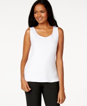 Ny Collection Sleeveless Scoop-neck Shell