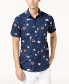 American Rag Men's Snorkel Santa Shirt, Created For Macy's