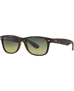 Ray-ban Polarized Sunglasses, Rb2132 55 New Wayfarer