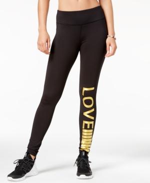 Material Girl Active Juniors' Love Yoga Leggings, Only At Macy's