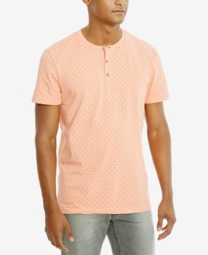 Kenneth Cole Reaction Men's Dot-print Henley