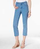 Charter Club Tummy-control Cropped Skinny Jeans, Lago Wash