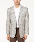Tasso Elba Men's Floral Print Linen Sport Coat, Created For Macy's