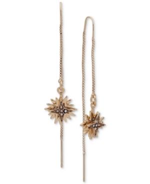 Ivanka Trump Gold-tone Layered Multi-star Crystal Threader Earrings