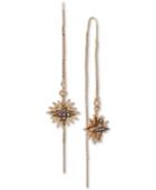 Ivanka Trump Gold-tone Layered Multi-star Crystal Threader Earrings