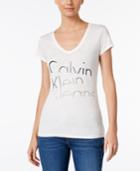 Calvin Klein Jeans Graphic-message V-neck T-shirt