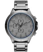 Ax Armani Exchange Men's Chronograph Gunmetal Ion-plated Stainless Steel Bracelet Watch 50mm Ax1753