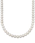 Belle De Mer Aa+ Cultured Freshwater Pearl Strand Necklace (10-1/2-11-1/2mm) In 14k Gold