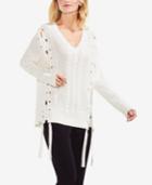 Vince Camuto Lace-up Sweater