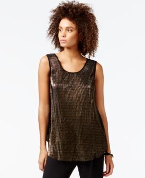 Rachel Rachel Roy Sleeveless Metallic Top