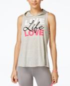 Energie Active Juniors' Hallie Tulip-back Graphic Hoodie
