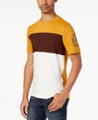 Sean John Men's Pieced Colorblocked Logo-print T-shirt, Created For Macy's