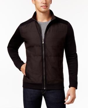 Calvin Klein Men's Quilted Colorblocked Jacket