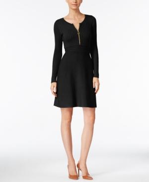 Inc International Concepts Petite Fit & Flare Sweater Dress, Only At Macy's