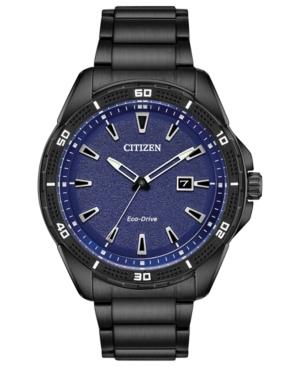 Citizen Drive From Citizen Eco-drive Men's Black Stainless Steel Bracelet Watch 45mm