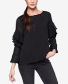 Sanctuary Bianca Ruffle-sleeve Top