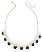 I.n.c. Gold-tone Disc & Stone Necklace, 21 + 3 Extender, Created For Macy's