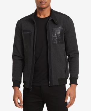 Calvin Klein Men's Mix-media Bomber Jacket