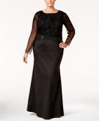 Adrianna Papell Plus Size 2-pc. Embellished Gown