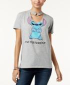 Disney Juniors' Cotton Stitch O-ring Choker T-shirt