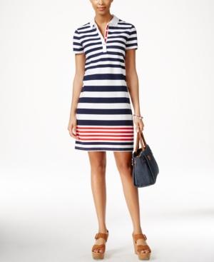 Tommy Hilfiger Striped Polo Shirtdress