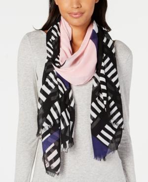 Calvin Klein Geo Colorblocked Scarf