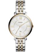 Fossil Women's Jacqueline Two-tone Stainless Steel Bracelet Watch 36mm Es3739