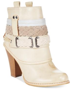 Dolce By Mojo Moxy Brigade Cuffed Western Booties Women's Shoes