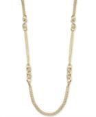 Charter Club Gold-tone Pave Link Long Necklace, 42 + 2 Extender, Created For Macy's