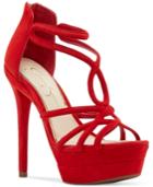 Jessica Simpson Rozmari T-strap Platform Sandals Women's Shoes