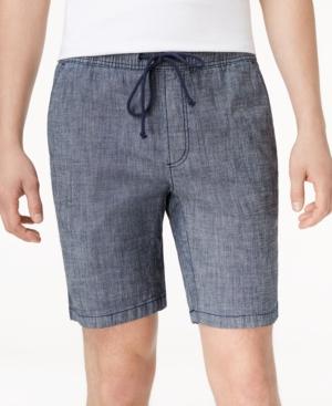 American Rag Men's Classic-fit Stretch Chambray Drawstring Shorts, Only At Macy's