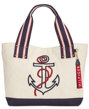 Tommy Hilfiger Classic Tommy Anchor Embroidered Extra-large Tote