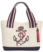 Tommy Hilfiger Classic Tommy Anchor Embroidered Extra-large Tote