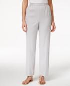 Alfred Dunner Solid Pull-on Pants
