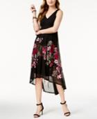 Inc International Concepts Sleeveless High-low Maxi Dress, Created For Macy's