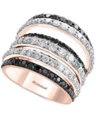 Caviar By Effy Diamond Multi-row Ring (2-5/8 Ct. T.w.) In 14k White And Rose Gold