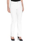 Lee Platinum Gwen Straight-leg Jeans, White Wash