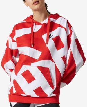 Adidas Originals Cotton Over-sized Printed Hoodie