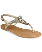 G By Guess Londeen Embellished Flat Sandals Women's Shoes