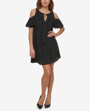 Jessica Simpson Cold-shoulder Peasant Dress