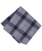 Bar Iii Men's Tammenga Plaid Pocket Square, Created For Macy's