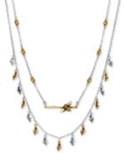 Lucky Brand Two-tone Bee Layer Necklace
