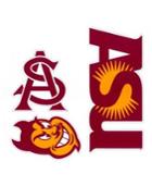 "stockdale Arizona State Sun Devils 12"" X 12"" Multi-pack Magnet Set"